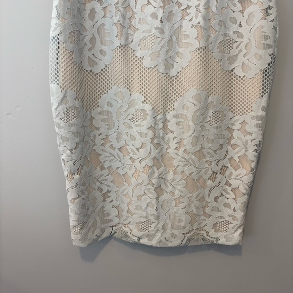 Le Château Pale Blue Lace Sheath Dress | XL | New with Tags - Picture 4 of 9